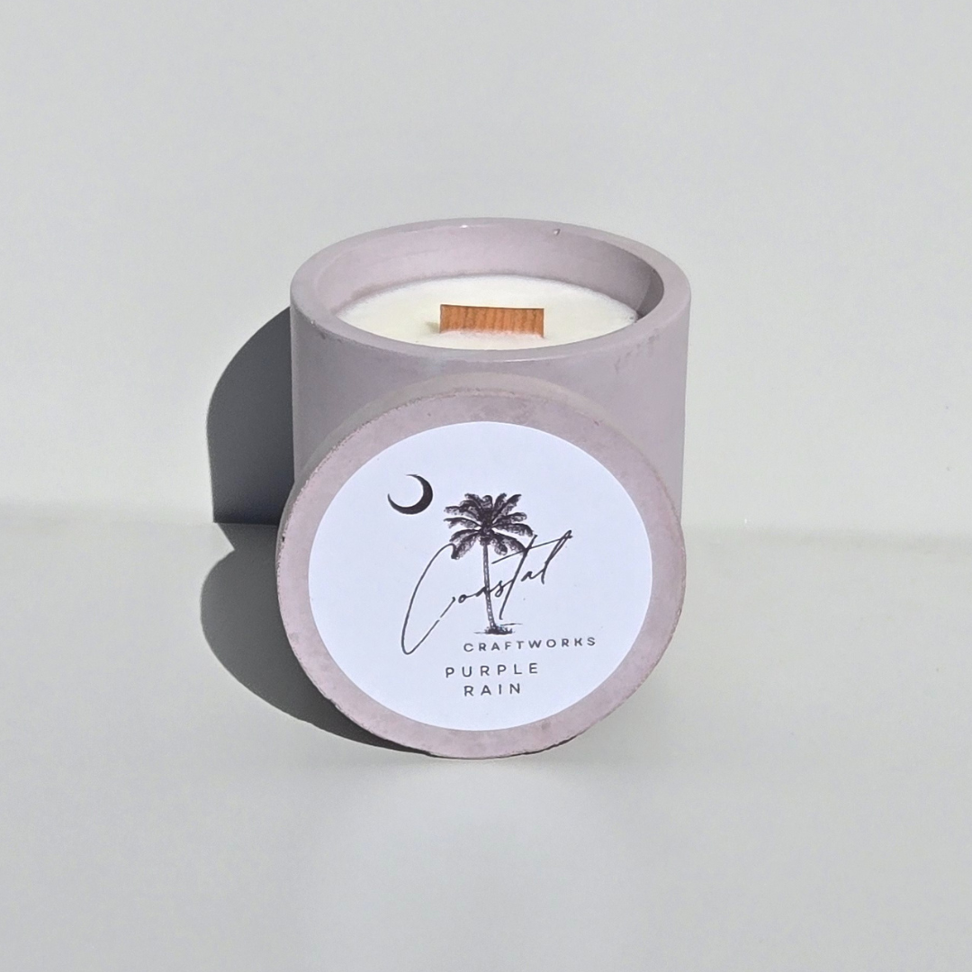 Single Wick Jar Concrete Candle