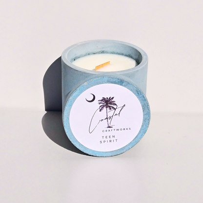 Single Wick Jar Concrete Candle