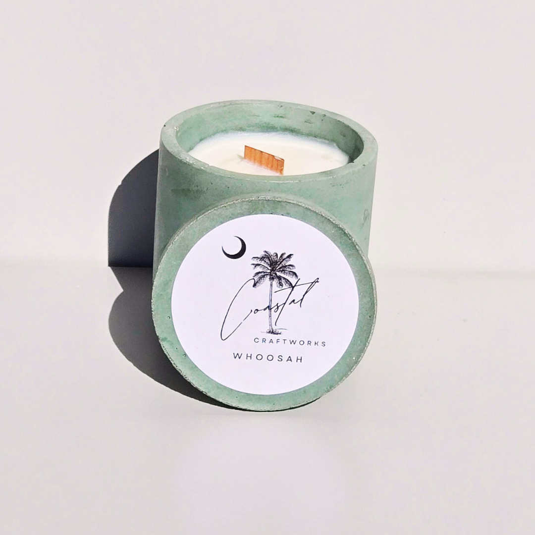 Single Wick Jar Concrete Candle